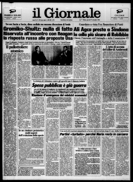 Il giornale : quotidiano del mattino